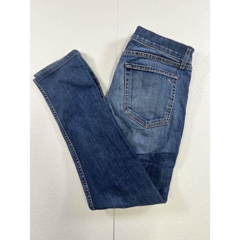 Rag & Bone Jeans Mens Size 33 Blue Standard Issue Fit 2 Slim Straight Denim